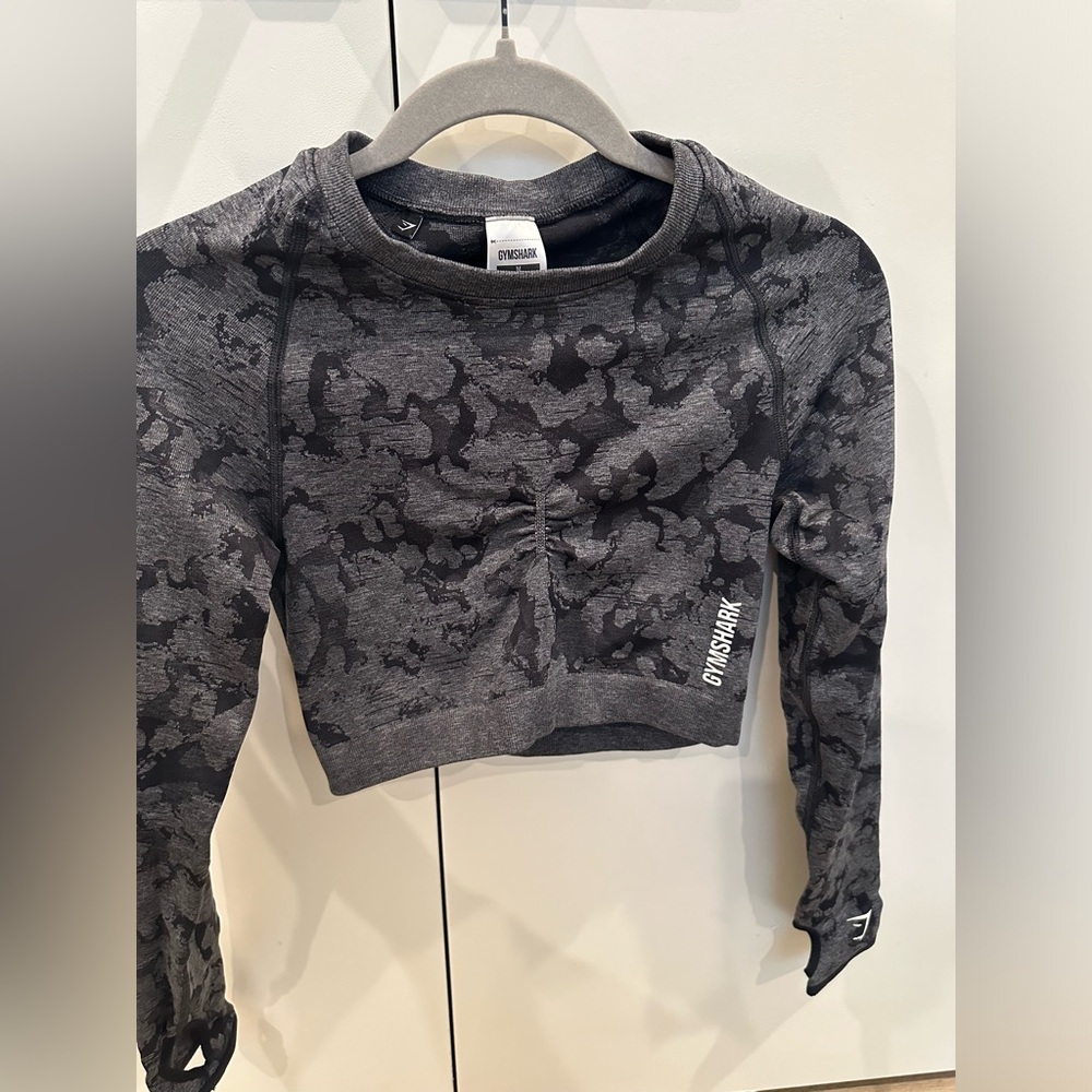 Gymshark crop top adapt camo seamless